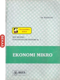 Image of Ekonomi Mikro
