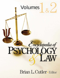 Image of Encyclopedia of psychology and law.