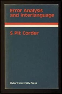 Image of Error Analysis and Interlanguage