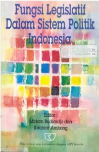 Image of Fungsi Legislatif dalam Sistem Politik Indonesia