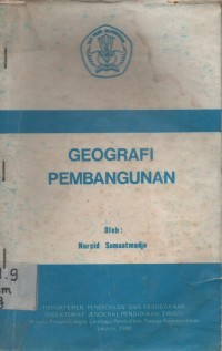 Image of Geografi Pembangunan