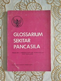 Glossarium Sekitar Pancasila