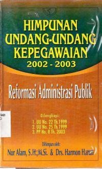 Image of Himpunan Undang-Undang Kepegawaian 2002-2003