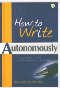 Image of How Write Autonomously