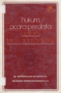 Image of Hukum Acara Perdata Dalam teori Dan Praktek