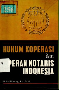 Image of Hukum koperasi dan peran notaris Indonesia