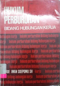 Image of Hukum Perburuhan Bidang Kesehatan Kerja