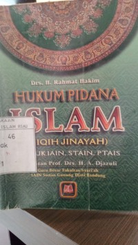 Image of Hukum Pidana Islam
