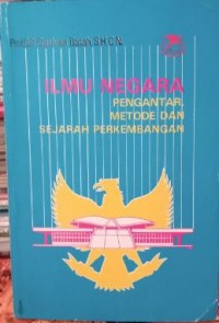 Image of Ilmu Negara Pengantar Metode, dan Sejarah Perkembangan