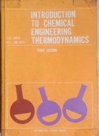 Image of Introduction to Chemical Engineering Thermodynamic
