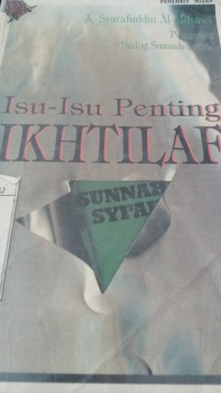 Image of Isu-Isu Penting Ikhtilaf