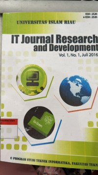 Image of IT Journal Research and Development