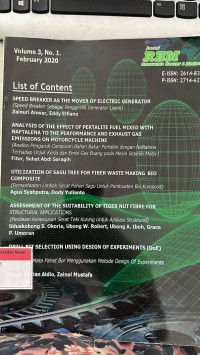Image of Journal Renewable Energy  and Mechanics (REM)