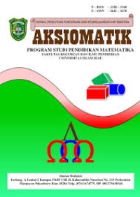 Image of JURNAL AKSIOMATIK (January 2019)