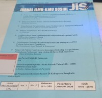 Image of Jurnal Ilmu-Ilmu Sosial(JIS)