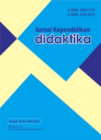 Image of JURNAL KEPENDIDIKAN DIDAKTIKA