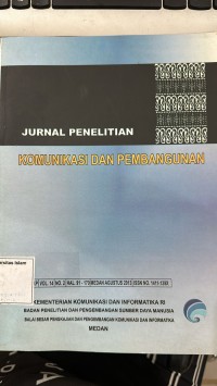 Image of Jurnal Penelitian Komunikasi dan Pembangunan