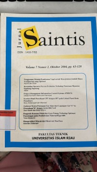 Image of Jurnal Saintis