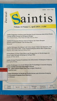 Image of Jurnal Saintis