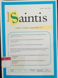 Image of Jurnal Saintis