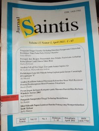 Image of Jurnal Saintis
