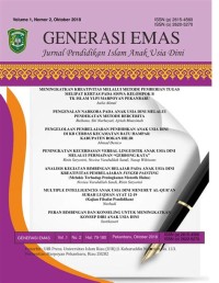 JURNAL GENERASI EMAS (Agustus 2023)