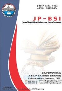 Image of JURNAL PENDIDIKAN BAHASA DAN SASTRA INDONESIA