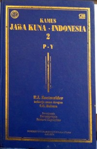 Image of Kamus Jawa Kuna - Indonesia 2 (P-Y)