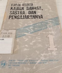 Image of Kapita Selekta Kajian Bahasa Dan Pengajaran
