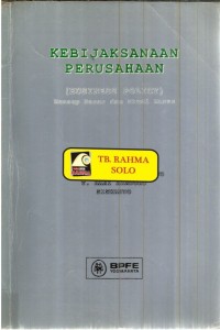 Image of Kebijaksanaan perusahaan