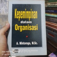 Image of Kepemimpinan dalam Organisasi