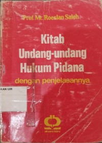 Image of Kitap Undang -Undang Hukum Pidana : dengan penjelasannya