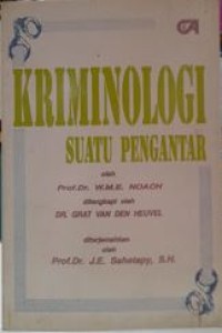 Image of Kriminologi Suatu Pengantar