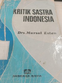 Image of Kritik Sastra Indonesia
