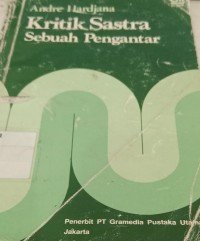 Image of Kritik Sastra Sebuah Pengantar
