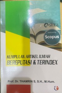 Image of Kumpulan Artikel Ilmiah Bereputasi & Terindex