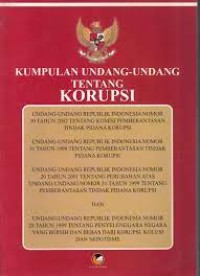 Image of Kumpulan undang-undang tentang korupsi