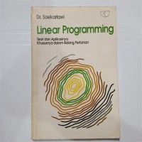 Image of Liniear Programming Teori dan Aplikasinya