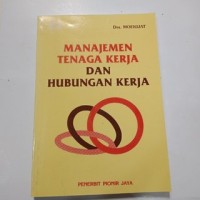 Image of Manajemen tenaga kerja dan hubungan kerja