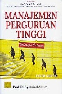 Image of Manajemen Perguruan Tinggi : beberapa catatan