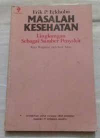 Image of Masalah Kesehatan Lingkungan Sebagai Sumber.......