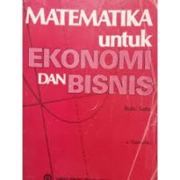 Image of Matematika untuk ekonomi dan bisnis Jilid 2
