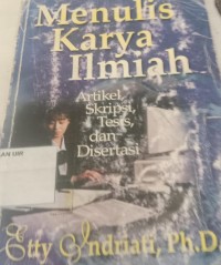 Image of Menulis Karya Ilmiah