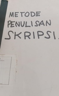 Image of Metode Penelitian Skripsi