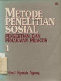 Image of Metode Penelitian Sosial