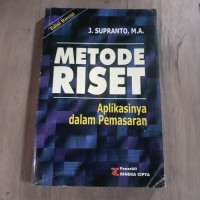 Image of Metode Riset Aplikasinya dalam Pemasaran
