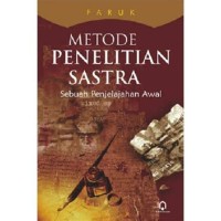 Image of Metode Penelitian Sastra