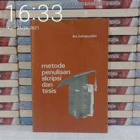 Image of Metode Penulisan Skripsidan Tesis