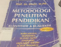 Image of Metodologi Penelitian Pendidikan Kuantitatif & Kualitatif