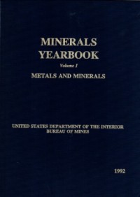 Image of Minerals Yearbook, Volume 1 : Metals and Minerals